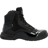 Rocky Cadet 6" Men's Side Zip Public Service Boots Rkd0105 In Black - TLW Shoes