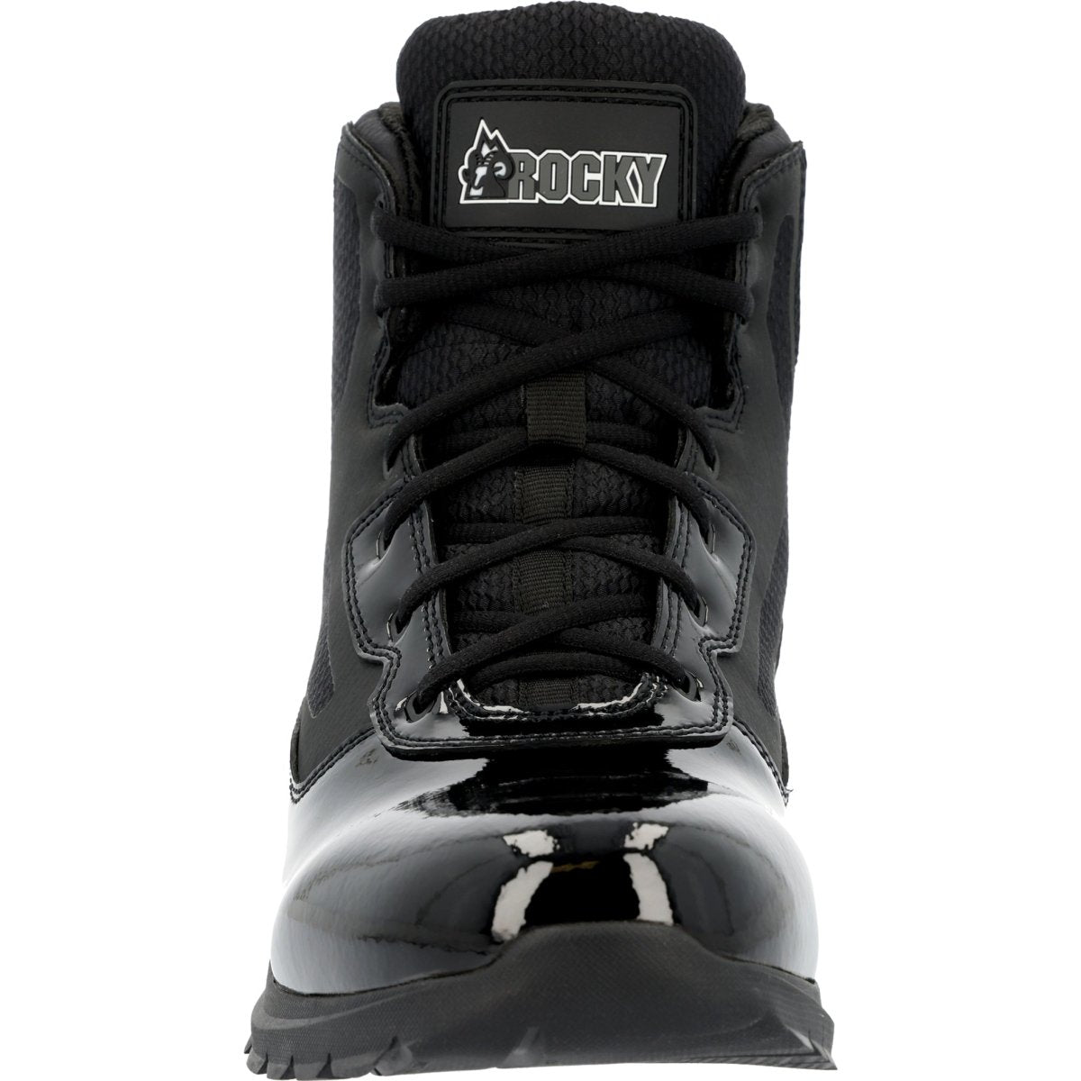 Rocky Cadet 6" Men's Side Zip Public Service Boots Rkd0105 In Black - TLW Shoes