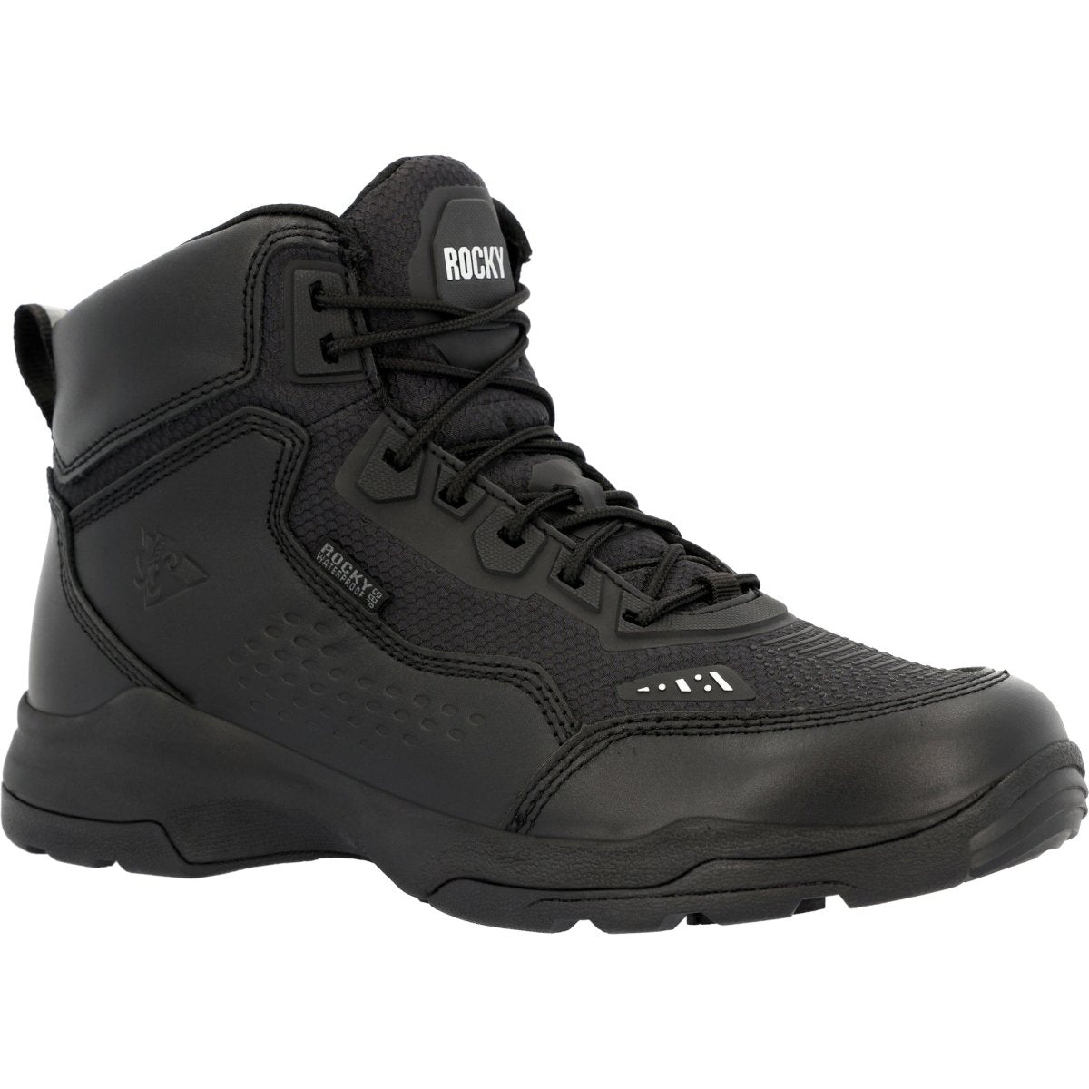 Rocky Tac One Men's Waterproof Public Service Boots Rkd0112 In Black - TLW Shoes