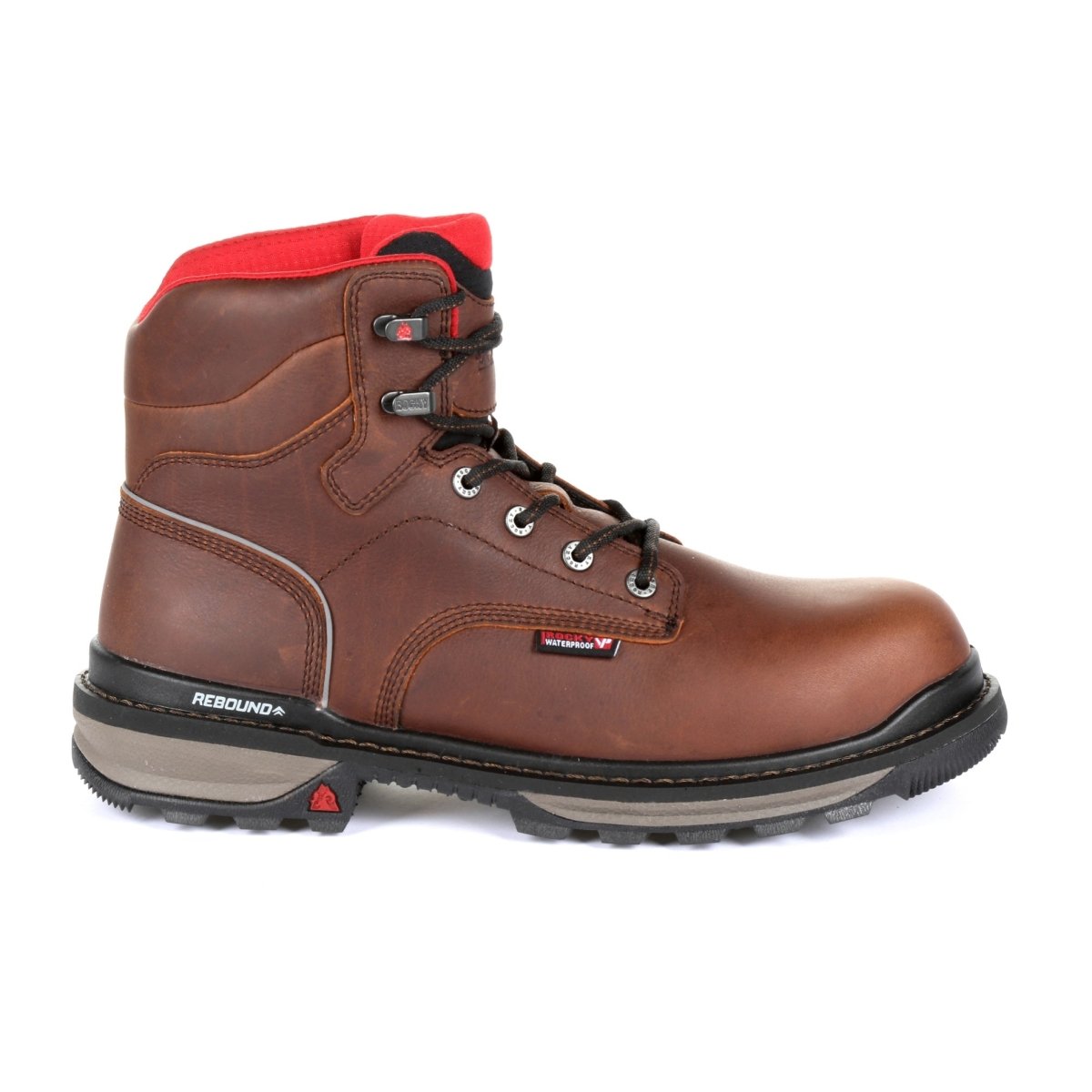 Rocky Rams Horn Men's Waterproof Work Boots Rkk0259 In Brown - TLW Shoes