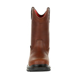 Rocky Rams Horn Men's Waterproof Composite Toe Pull - On Work Boots Rkk0315 In Brown - TLW Shoes