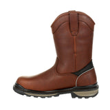 Rocky Rams Horn Men's Waterproof Composite Toe Pull - On Work Boots Rkk0315 In Brown - TLW Shoes