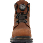 Rocky Rams Horn Men's Composite Toe Waterproof Work Boots Rkk0390 In Brown - TLW Shoes