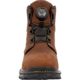 Rocky Rams Horn Men's Composite Toe Waterproof Work Boots Rkk0390 In Brown - TLW Shoes