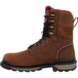 Rocky Rams Horn Men's Waterproof Composite Toe Work Boots Rkk0394 In Brown - TLW Shoes