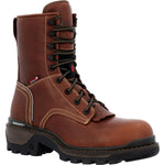 Rocky Rams Horn Men's Waterproof Logger Boots Rkk0395 In Brown - TLW Shoes