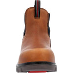 Rocky Usa Worksmart Men's Waterproof Composite Toe Work Chelsea Boots Rkk0400 In Brown - TLW Shoes