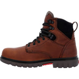 Rocky Usa Worksmart 6" Men's Waterproof Composite Toe Work Boots Rkk0401 In Brown - TLW Shoes