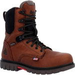 Rocky Usa Worksmart 8" Waterproof Composite Toe Men's Work Boots Rkk0403 In Brown - TLW Shoes