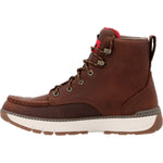 Rocky Rebound Men's Wedge Waterproof Composite Toe Work Boots Rkk0435 In Brown - TLW Shoes