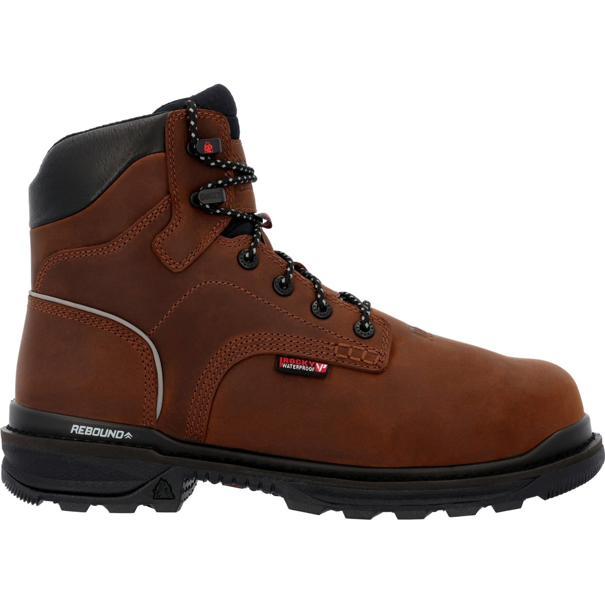 Rocky Rams Horn Men's Composite Toe Internal Met Guard Work Boots Rkk0440 In Brown - TLW Shoes