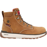 Rocky Rebound Wedge Men's Waterproof Composite Toe Work Boots Rkk0451 In Brown - TLW Shoes