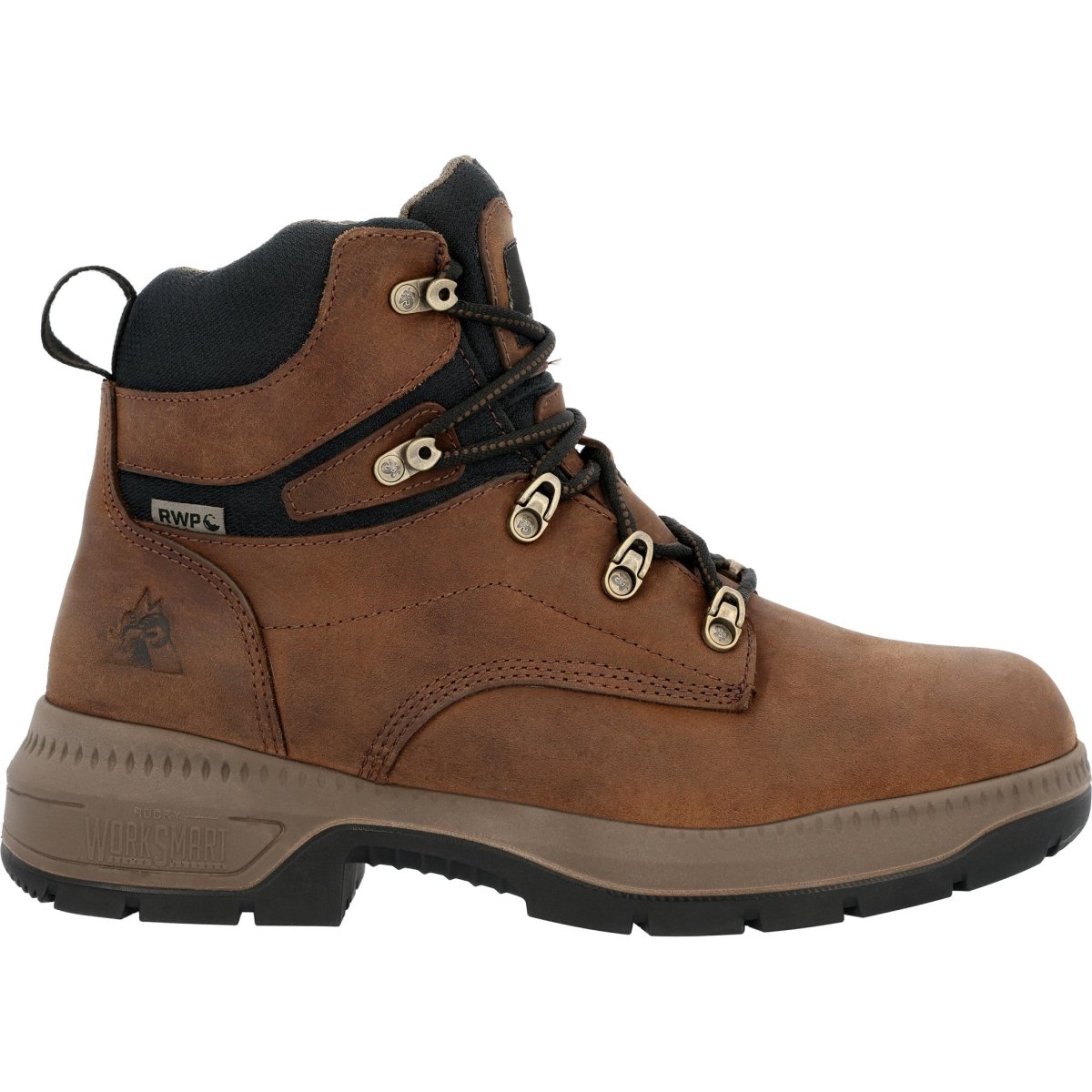 Rocky Worksmart Men's Waterproof Work Boots Rkk0457 In Brown - TLW Shoes