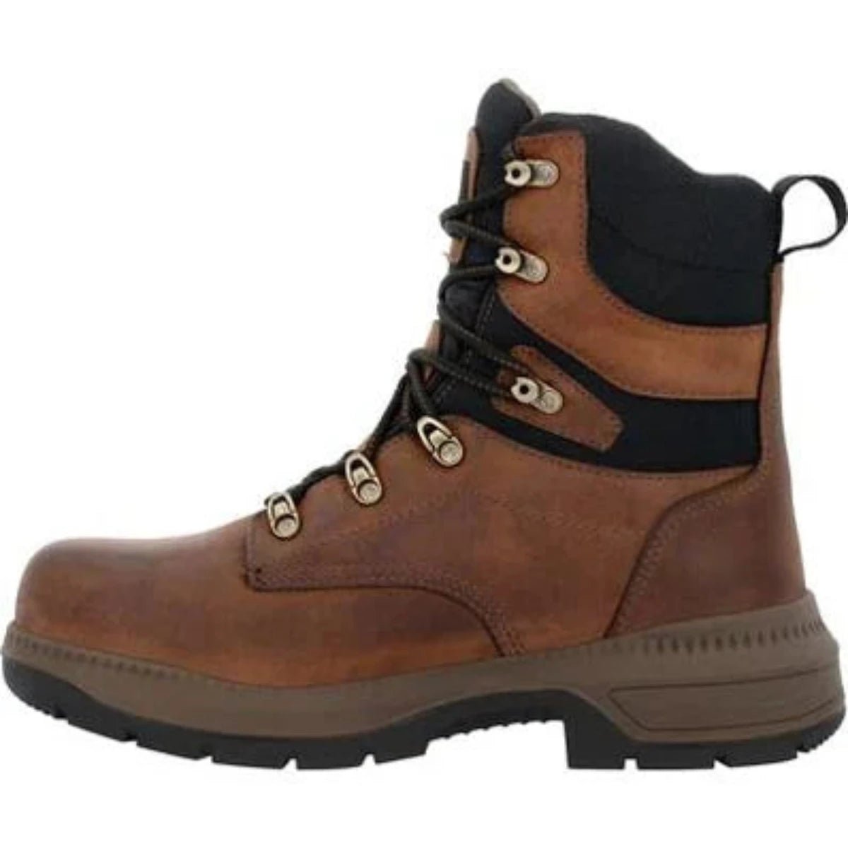 Rocky Worksmart Men's 8” Composite Toe Work Boots Rkk0459 In Brown - TLW Shoes