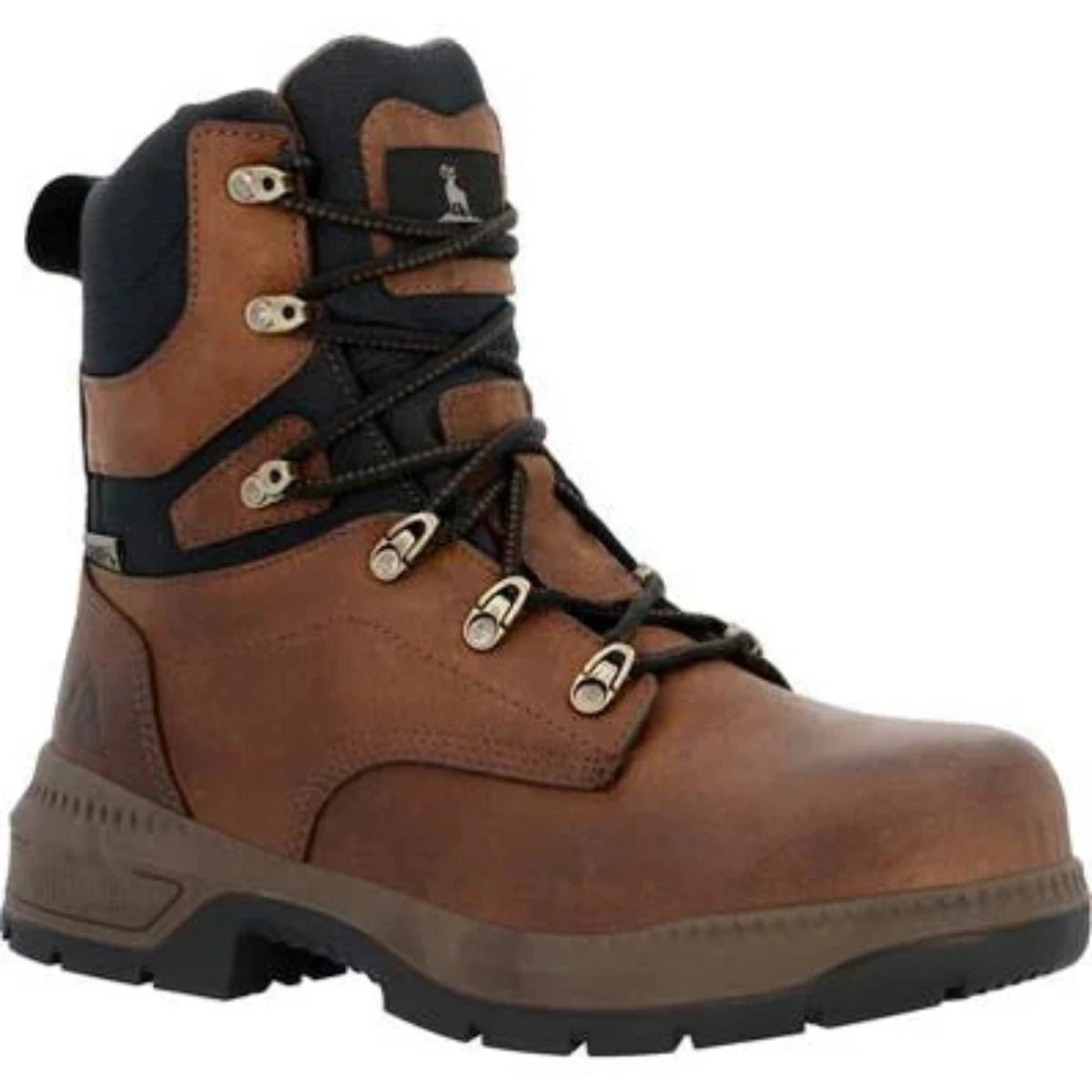 Rocky Worksmart Men's 8” Composite Toe Work Boots Rkk0459 In Brown - TLW Shoes