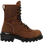 Rocky Rams Horn Men's Logger Composite Toe Work Boots Rkk0477 In Brown - TLW Shoes