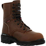 Rocky Rams Horn Men's Logger 800G Insulated Work Boots Rkk0478 In Brown - TLW Shoes