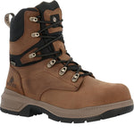 Rocky Worksmart Men's 8” Composite Toe Internal MET Guard Work Boots Rkk0482 In Brown - TLW Shoes