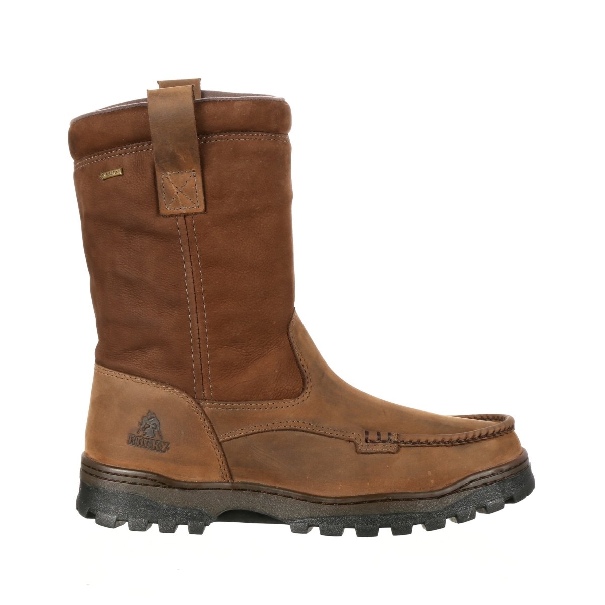 Rocky Outback Men's GORE - TEX® Waterproof Wellington Boots Rks0255 In Brown - TLW Shoes