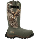 Rocky Sport Pro Men's Rubber 1200G Insulated Waterproof Outdoor Boots Rks0382 In Mossy Oak - TLW Shoes