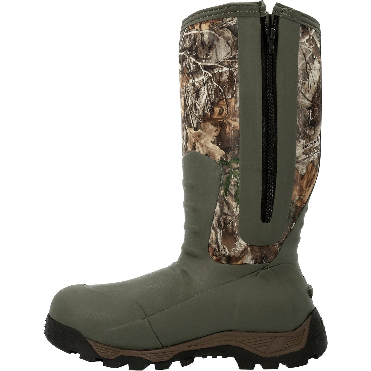 Rocky Sport Pro Men's Rubber 1200G Insulated Waterproof Outdoor Boots Rks0382 In Mossy Oak - TLW Shoes