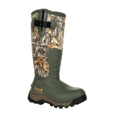 Rocky Sport Pro Women's 1200G Insulated Rubber Outdoor Boots Rks0479 In Realtree Edge - TLW Shoes