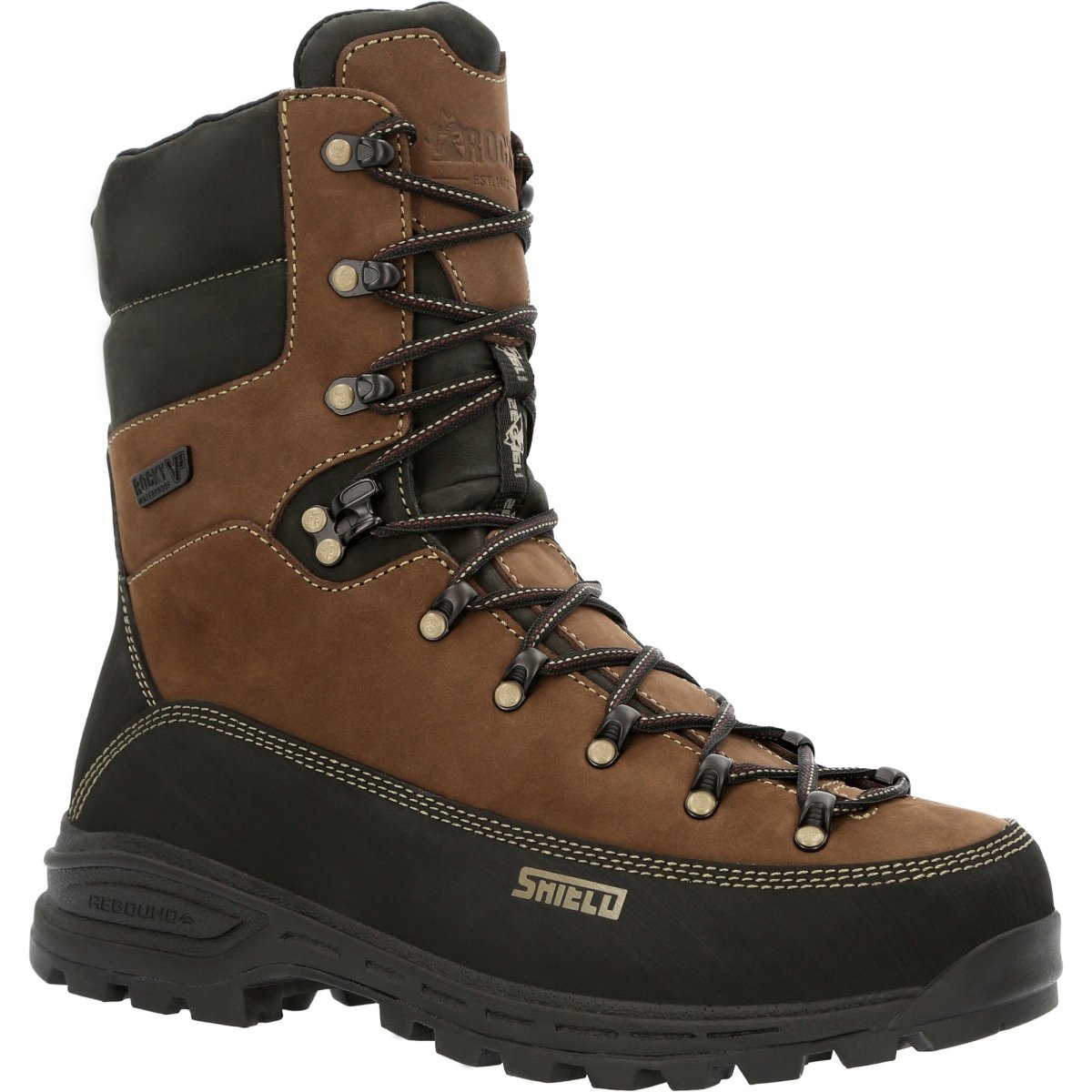 Rocky Mtn Stalker Pro Men's Waterproof 400G Insulated Mountain Boots Rks0529 In Brown - TLW Shoes