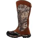 Rocky Lynx Men's Snake Waterproof Zipper Pull - On Soft Toe Boots Rks0617 In Mossy Oak - TLW Shoes