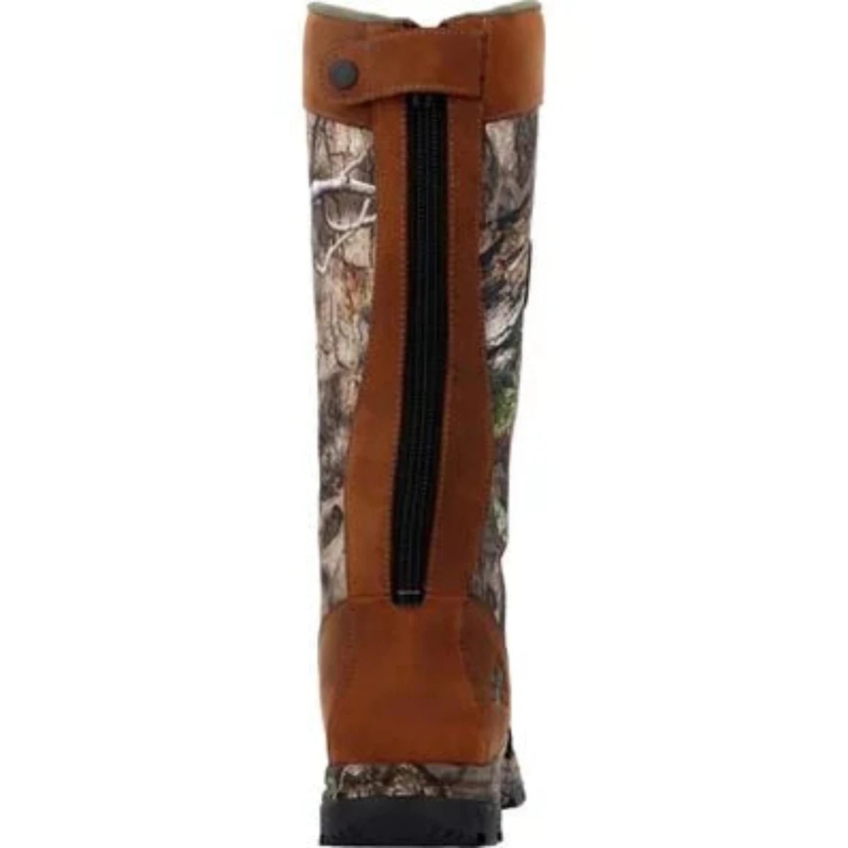 Rocky Lynx Men's Snake Waterproof Zipper Pull - On Soft Toe Boots Rks0617 In Mossy Oak - TLW Shoes