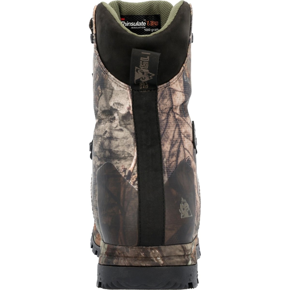 Rocky Lynx Men's 1000G Insulated Outdoor Boots Rks0627 In Mossy Oak - TLW Shoes