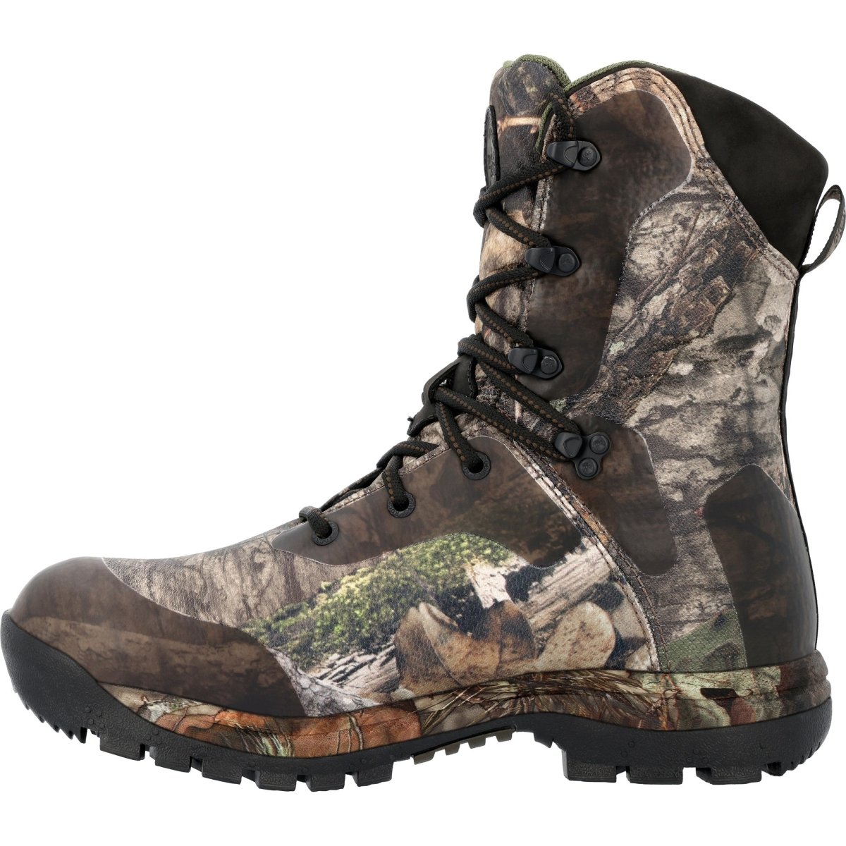 Rocky Lynx Men's 1000G Insulated Outdoor Boots Rks0627 In Mossy Oak - TLW Shoes