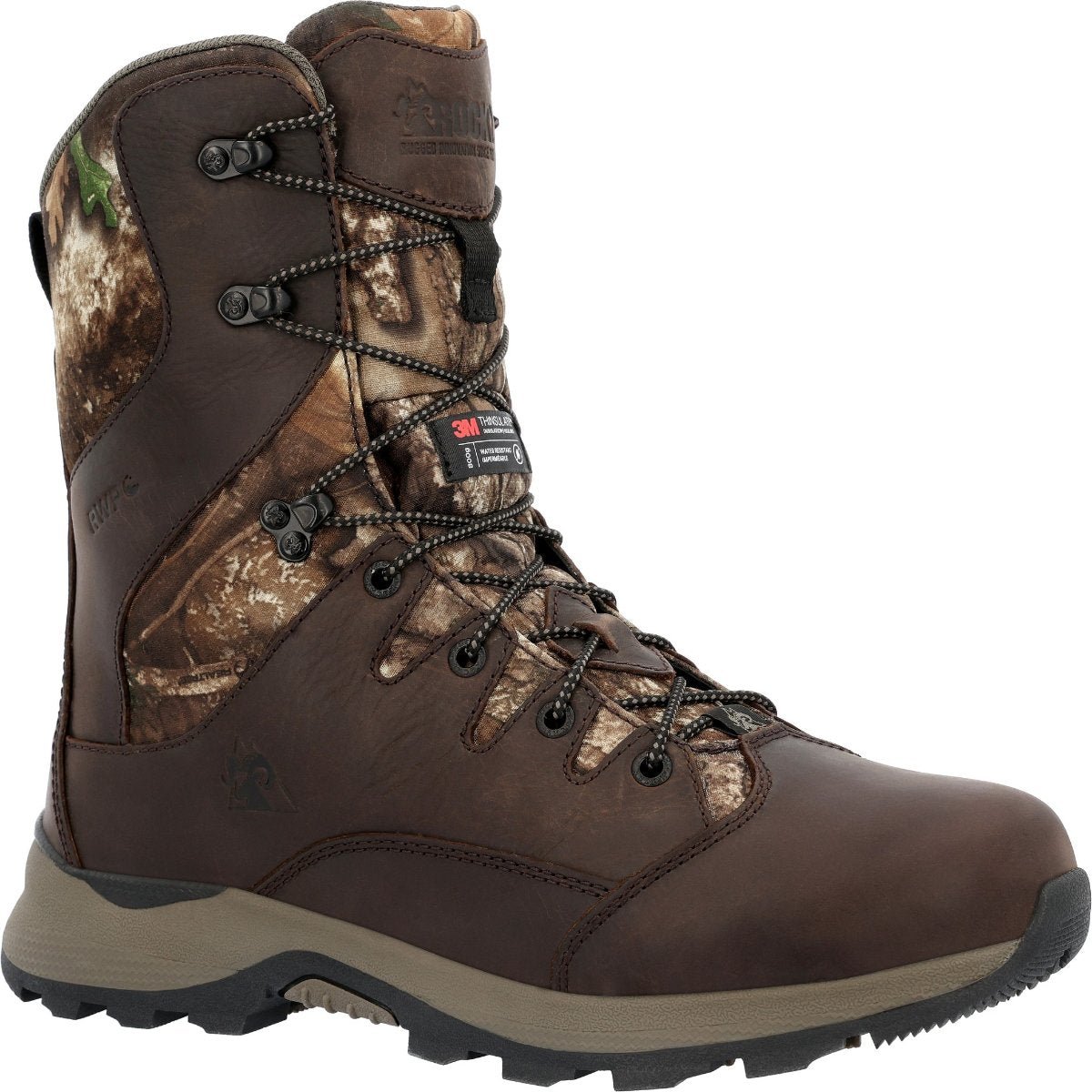 Rocky Trophy Series Men's 800G Insulated Outdoor Boots Rks0654 In Brown - TLW Shoes