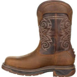 Rocky Iron Skull Men's Composite Toe Waterproof Western Boots Rkw0249 In Brown - TLW Shoes