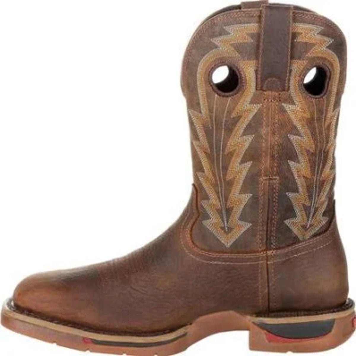 Rocky Long Range Men's Waterproof Western Soft Toe Work Boots Rkw0278 In Brown - TLW Shoes