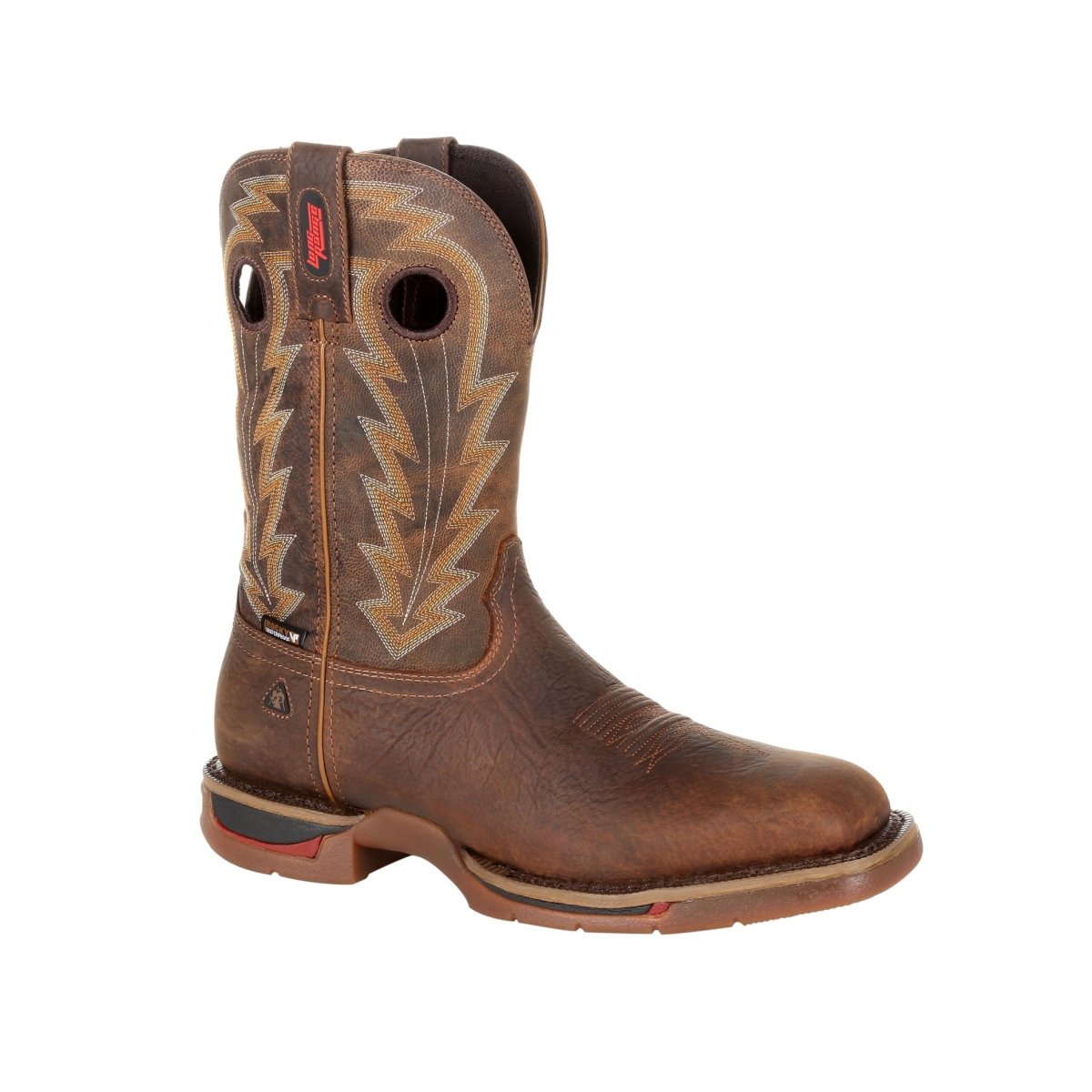 Rocky Long Range Men's Composite Toe Waterproof Western Boots Rkw0303 In Brown - TLW Shoes