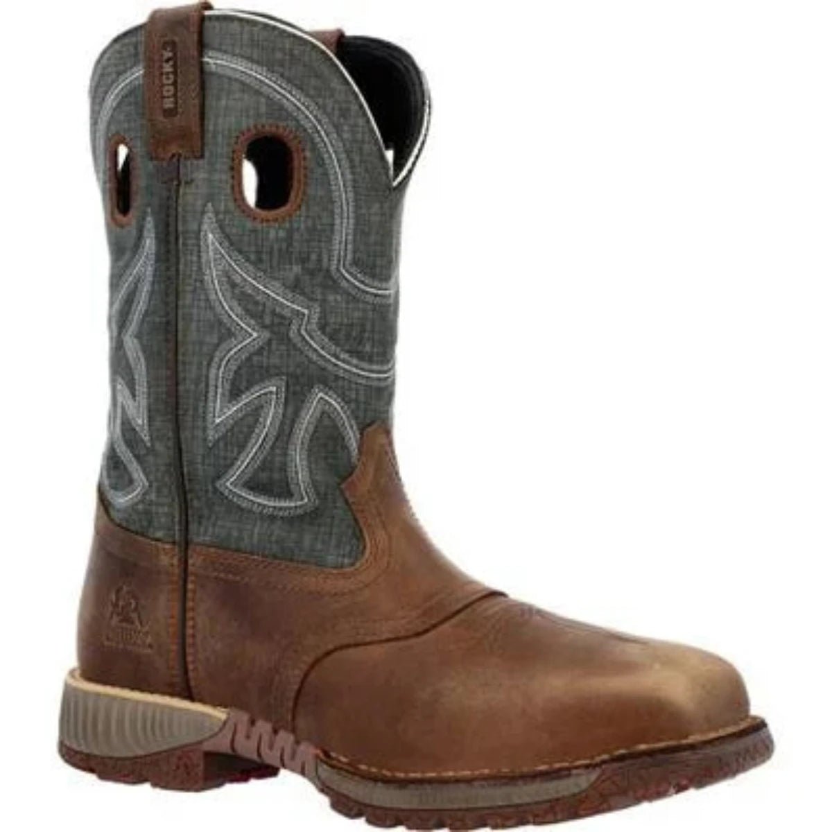 Rocky Hi Wire Men's Waterproof Western Boots Rkw0426 In Brown - TLW Shoes