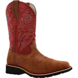 Rocky Monocrepe Men's 12” Waterproof Soft Toe Western Boots Rkw0432 In Brown Red - TLW Shoes