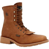 Rocky Monocrepe Men's Waterproof Western Soft Toe Work Boots Rkw0436 In Brown - TLW Shoes