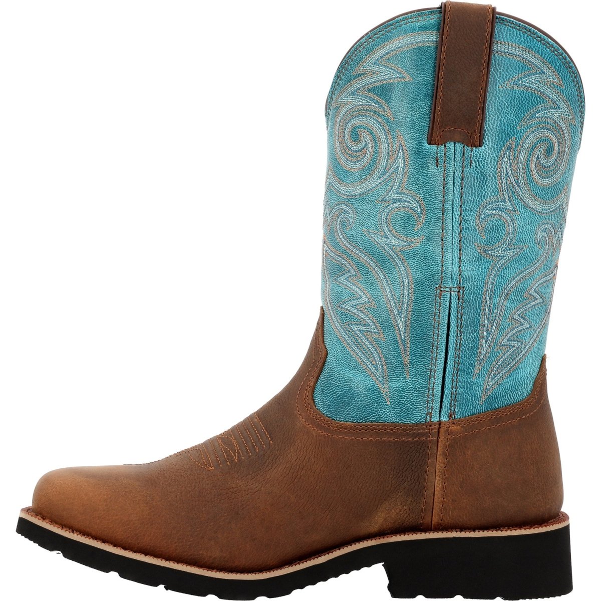 Rocky Monocrepe Men's 12” Waterproof Western Boots Rkw0441 In Blue - TLW Shoes