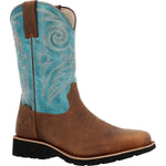 Rocky Monocrepe Men's 12” Waterproof Western Boots Rkw0441 In Blue - TLW Shoes