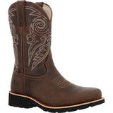 Rocky Monocrepe Women's 11” Steel Toe Western Boots Rkw0443 In Brown - TLW Shoes