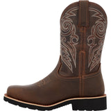 Rocky Monocrepe Women's 11” Steel Toe Western Boots Rkw0443 In Brown - TLW Shoes