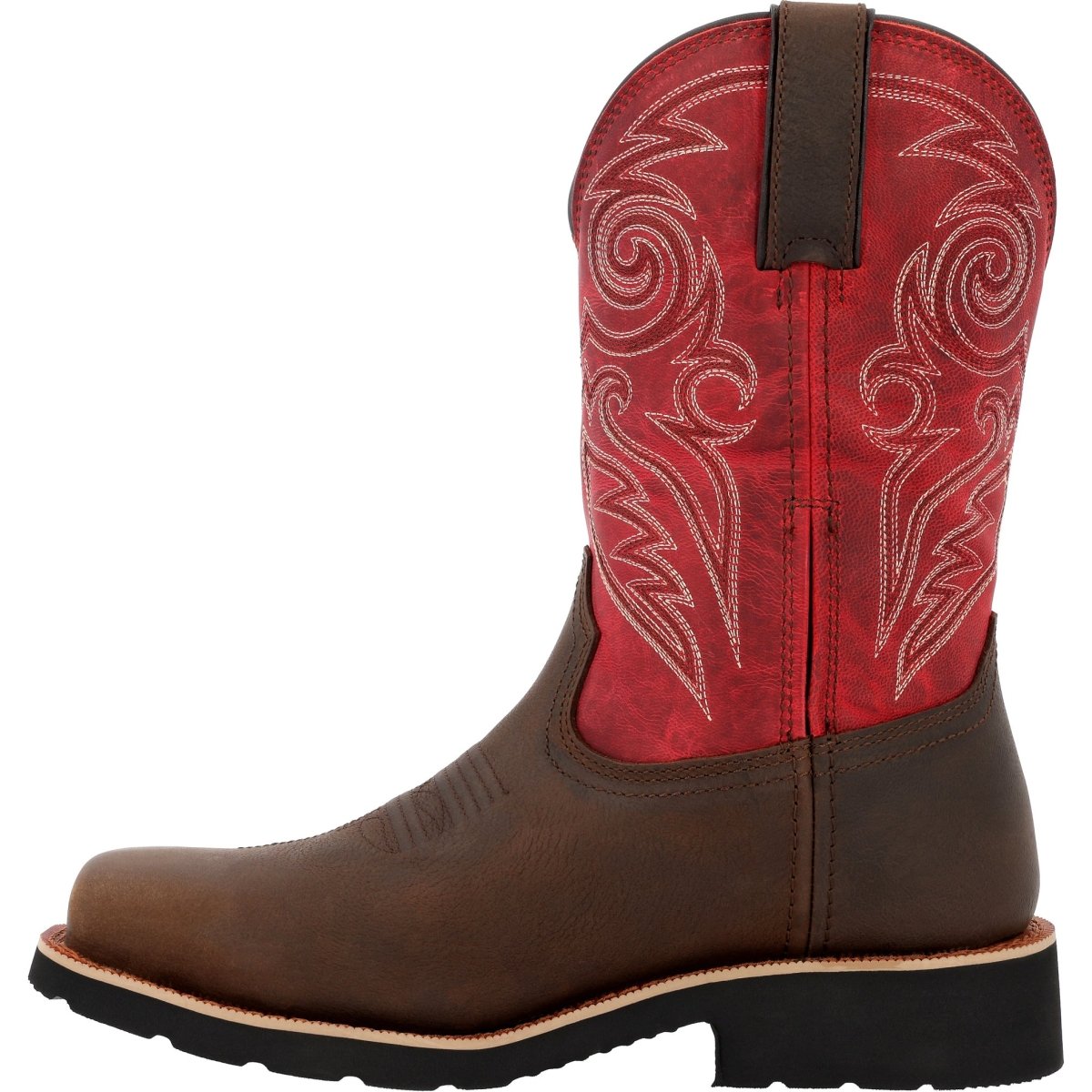 Rocky Monocrepe Women's 11” Steel Toe Western Boots Rkw0444 In Red - TLW Shoes