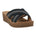 Women's Robyn Black Embellished Cross Strap Sandals - TLW Shoes