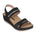 Samar Black Wedge Sandals - TLW Shoes