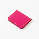 LEATHER CARDHOLDER WALLET // PINK - TLW Shoes