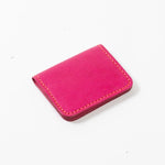 LEATHER CARDHOLDER WALLET // PINK - TLW Shoes