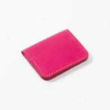 LEATHER CARDHOLDER WALLET // PINK - TLW Shoes
