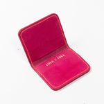 LEATHER CARDHOLDER WALLET // PINK - TLW Shoes