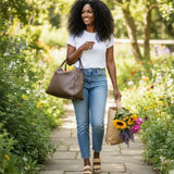 THE FRANCES SLOUCHY TOTE (FINAL SALE) - TLW Shoes